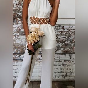 Jumpsuit w / Rope Details